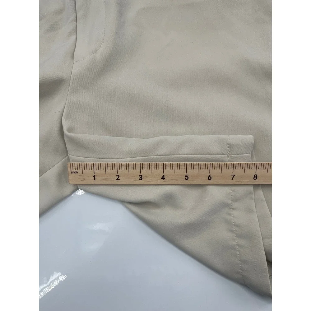 Walter‎ Hagen Mens Golf Shorts Khaki Tan Flat Front Performance Size 36
